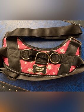 Joyride Star Print Pink Dog Harness
